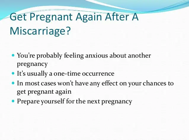 How Soon Can You Get Pregnant After A Miscarriage